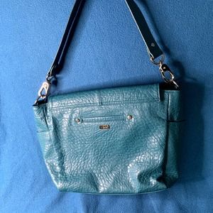 Thirty ONE JEWEL Shoulder Bag,, Teal, 12 x 3 x 10 in